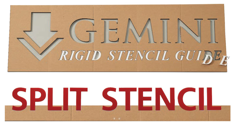 Rigid Stencil Guides
